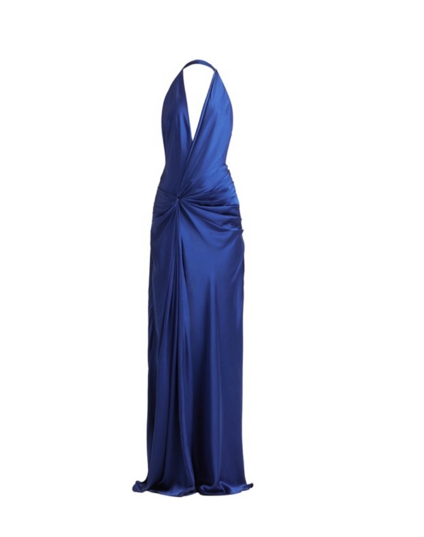 DEME FALL PRE ORDER  The Atticus Silk cobalt blue Silk
